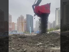 سطل سنگ شکن سنگ های میدان واردات موتور هیدرولیک ارتعاش فرکانس بالا سطل خرد