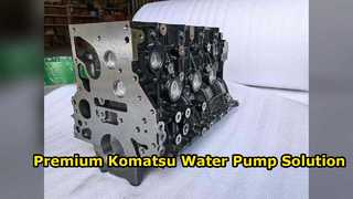 پمپ آب Komatsu 4D130 6114 61 1101 قطعات با کیفیت بالا