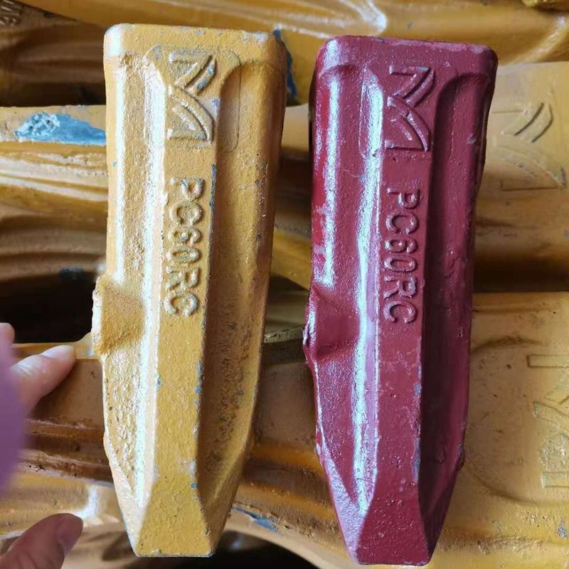 قطعات بخار حفاری جعل شده دندان ها و آداپتور برای EX100-2 Max Jaw Opening 500