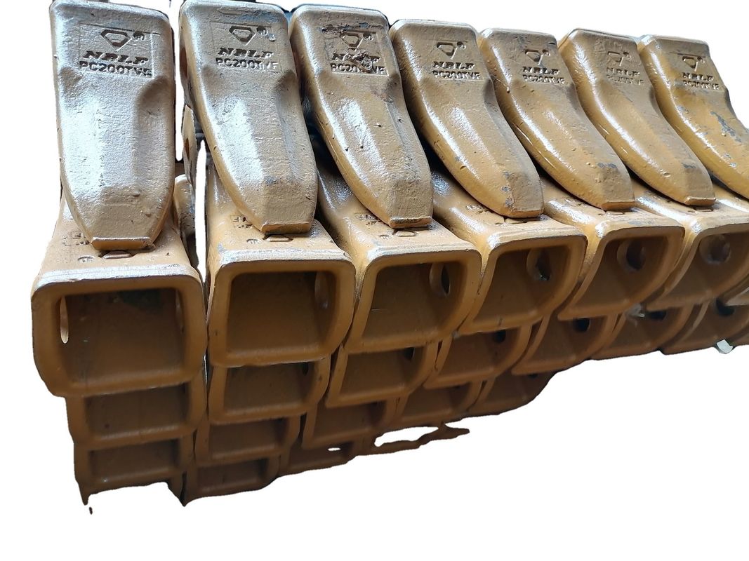قطعات بخار حفاری جعل شده دندان ها و آداپتور برای EX100-2 Max Jaw Opening 500