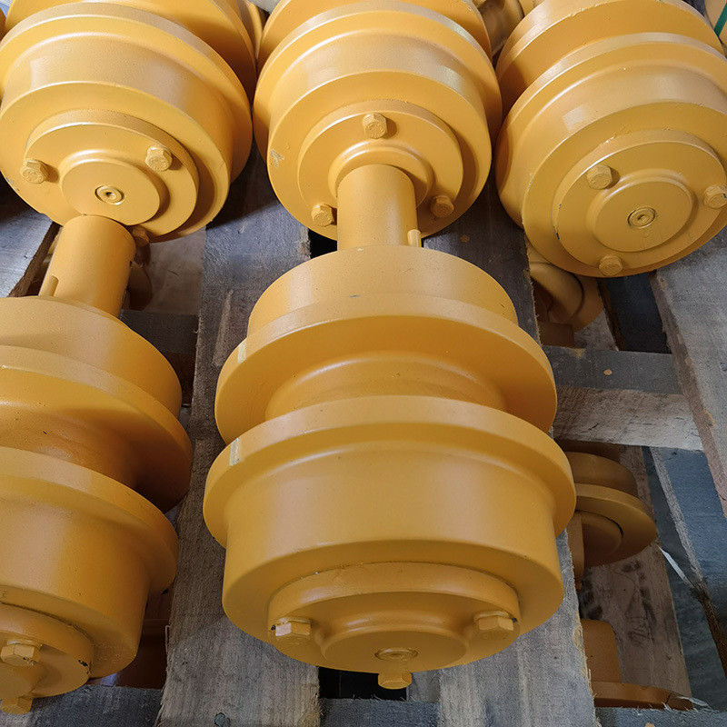 مینی Excavator PC55 Carrier Roller Top Carrier Roller Upper Roller For Komatsu Crawler Excavator قطعات زیرروی ماشین