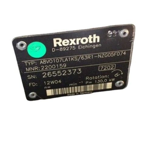 مجموعه پمپ هیدرولیک حفاری DX 500 A8VO107LA1KS63R1-NZG05F074 پمپ اصلی روغن چرخش حفاری A8VO SERIE