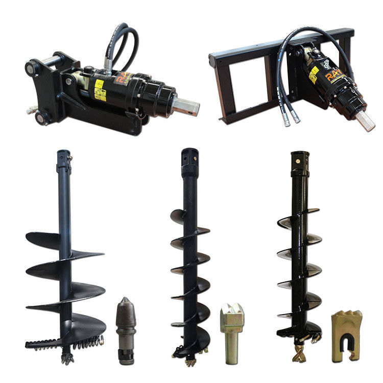 هيدرولیک زمین زمین برگر حفاری برای حفاری اسکید هدایت Backhoe Loader جرثقیل