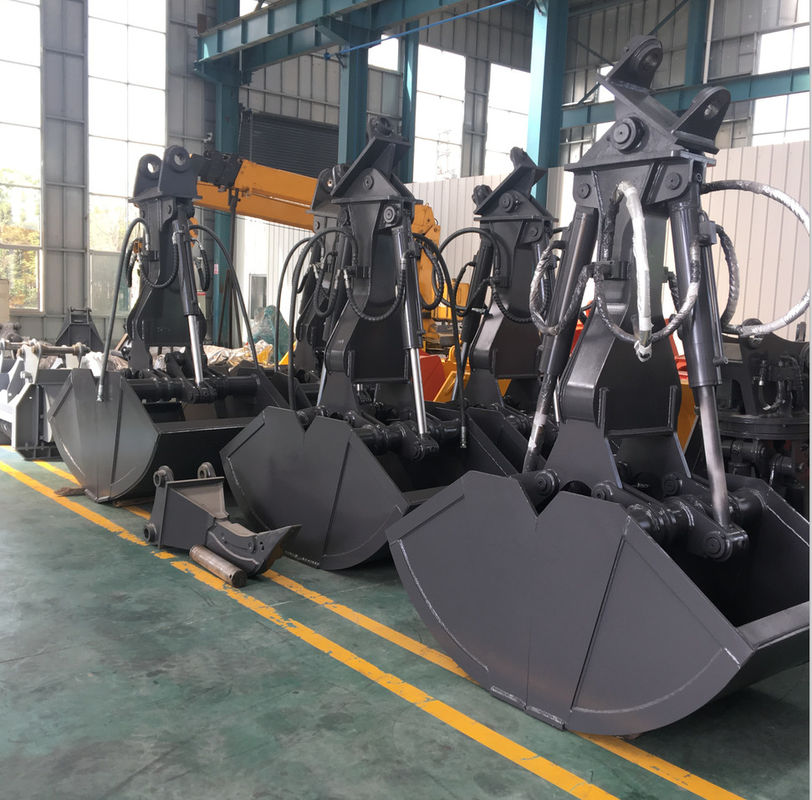 کاوشگر ساختمانی، سطل سنگ، جرثقیل، سطل کلاچ Q345B Q690B MN 0.5 -1.5M3