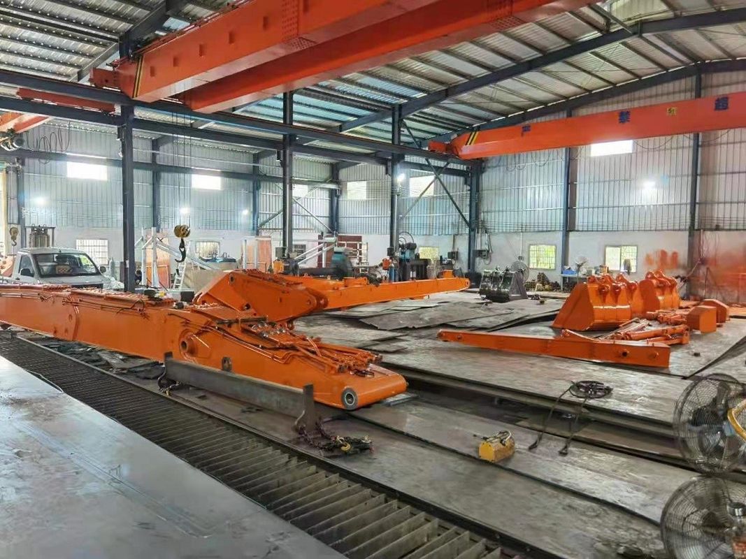 Q355B Q690 Excavator Long Reach Boom Excavator Extension Arm برای Pc120 Pc200 Cat 320