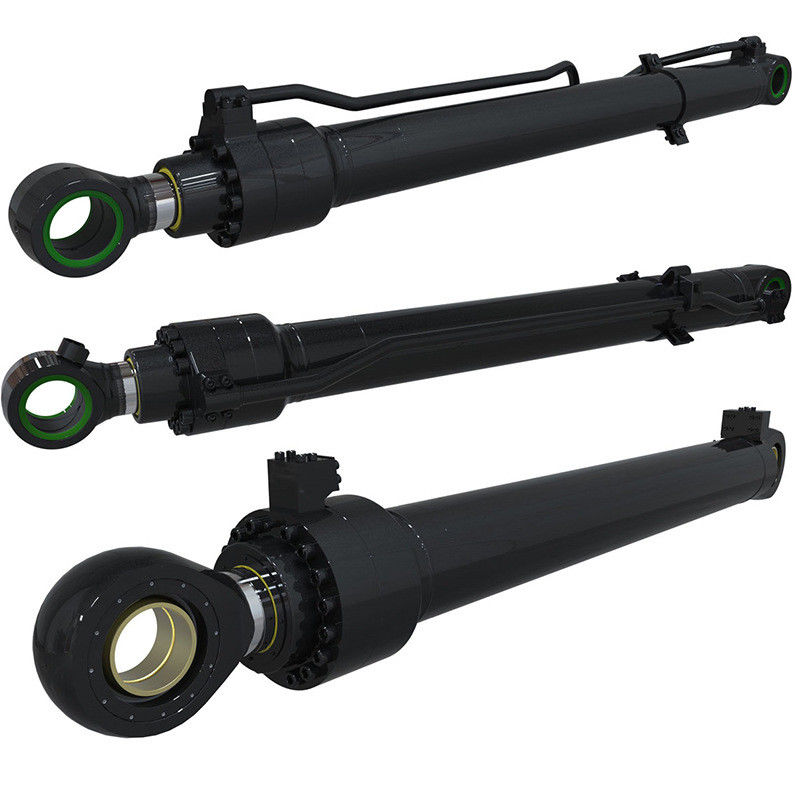 کل ماشین حفاری جدید Sk200-8 Sk200-10 سیلندر روغن هیدرولیک مورد استفاده برای Excavator Arm Boom Bucket Cylinder