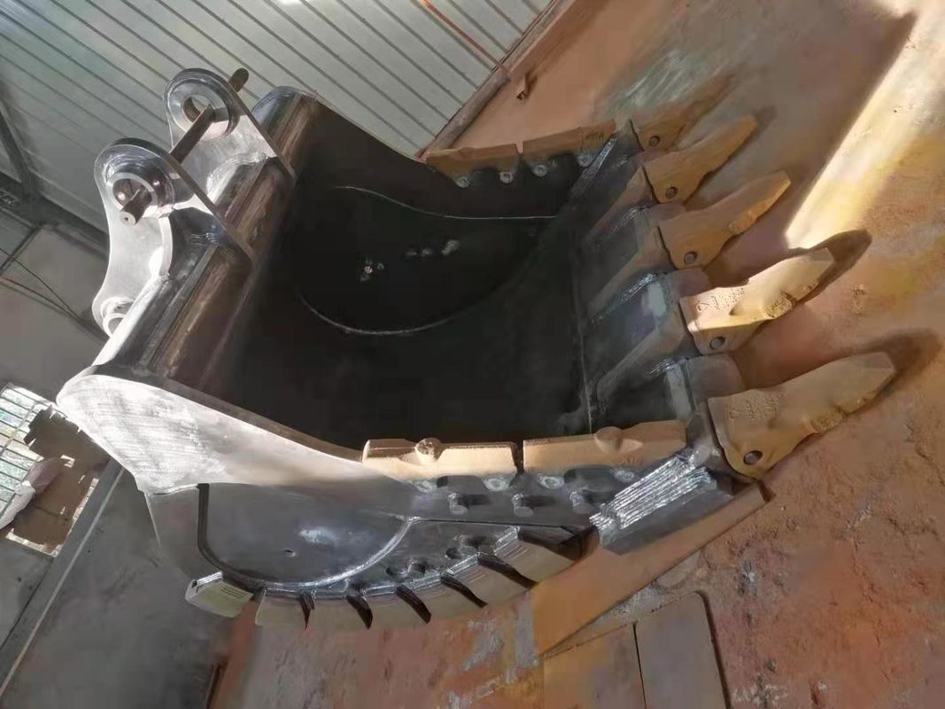 EC55B Excavator Rock Bucket Q355B Excavator Heavy Duty Bucket برای حفاری گل
