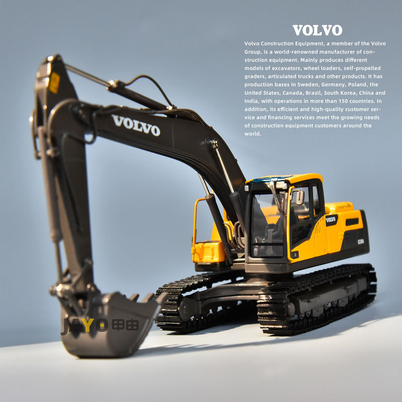 VOLVO مدل Excavator VOLVO EC220DL مدل excavator الگو اصلی ماشین آلات مهندسی شبیه سازی تزئینات excavator