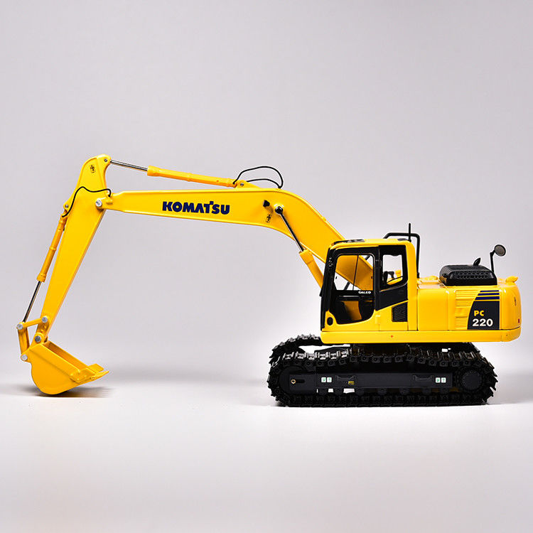 Komatsu PC200 PC220 Excavator Die Cast مدل 1/50 مقیاس تجهیزات سنگین اسباب بازی جمع آوری