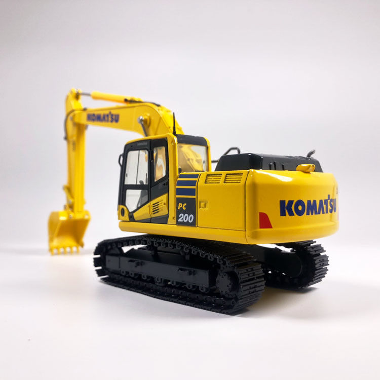 Komatsu PC200 PC210 1/50 مقیاس فلزی مدل حفاری ریخته شده