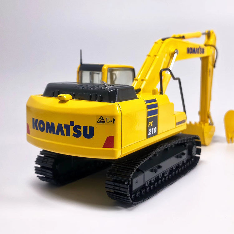 Komatsu PC200 PC210 1/50 مقیاس فلزی مدل حفاری ریخته شده
