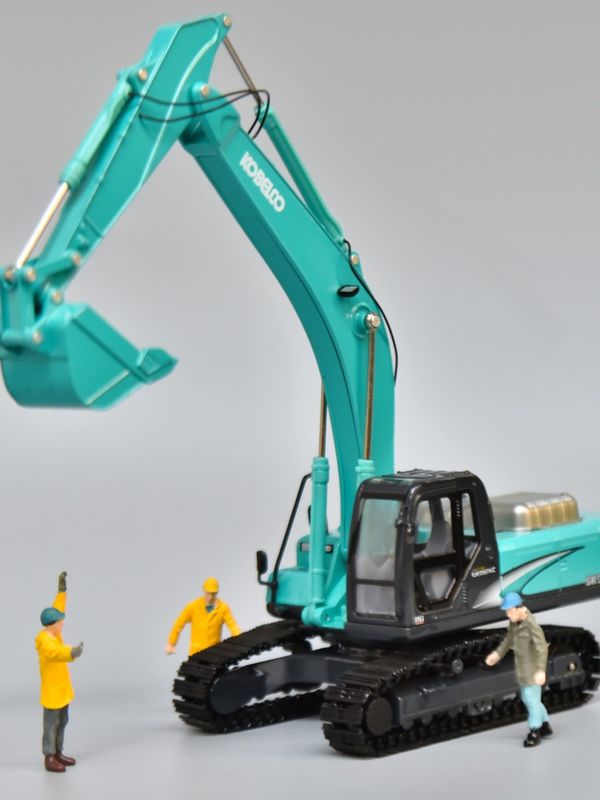 KOBELCO SK330 آلای Excavator مدل 1/50 مقیاس فلز بازیکنی تزئینی جمع آوری