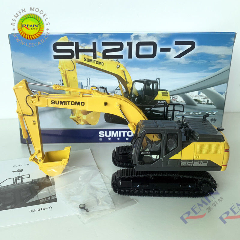 سامیتومو SH210-7 Excavator Alloy Diecast Model 1 50 مقیاس جمع آوری قابل ساخت