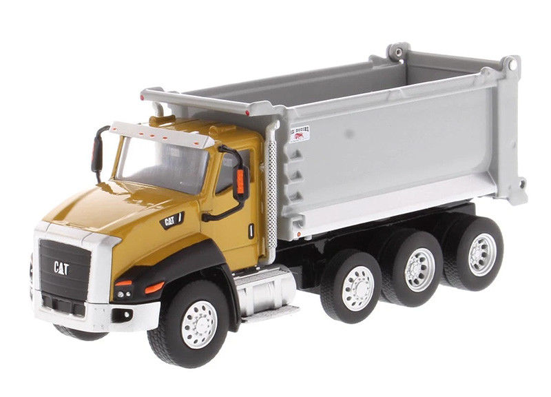 جزئیات بالا 1 64 مقیاس CAT CT660 کامیون زباله ماشین آلات ماشین آلات اسباب بازی