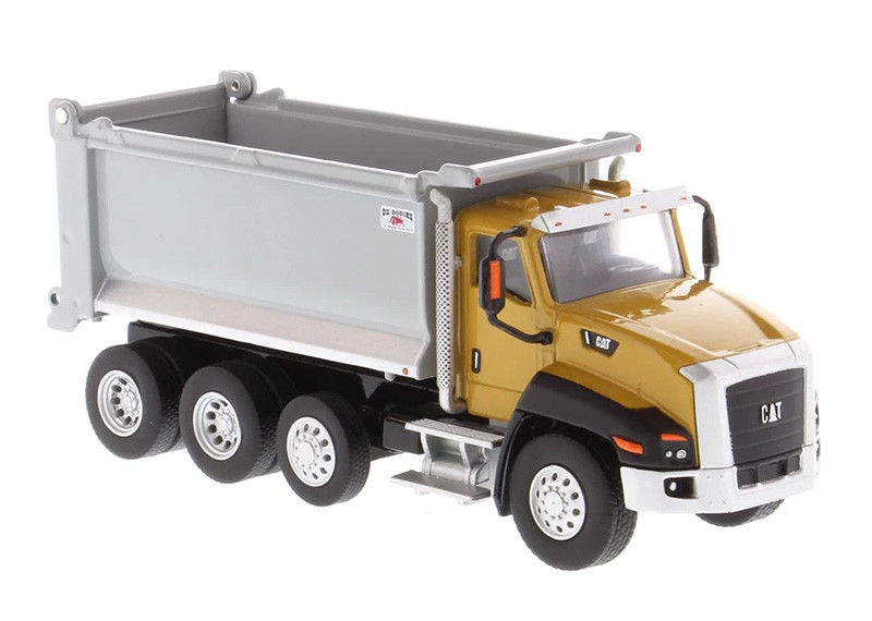 جزئیات بالا 1 64 مقیاس CAT CT660 کامیون زباله ماشین آلات ماشین آلات اسباب بازی