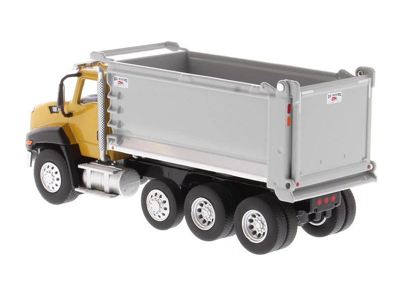 جزئیات بالا 1 64 مقیاس CAT CT660 کامیون زباله ماشین آلات ماشین آلات اسباب بازی