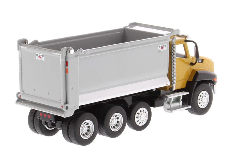 جزئیات بالا 1 64 مقیاس CAT CT660 کامیون زباله ماشین آلات ماشین آلات اسباب بازی