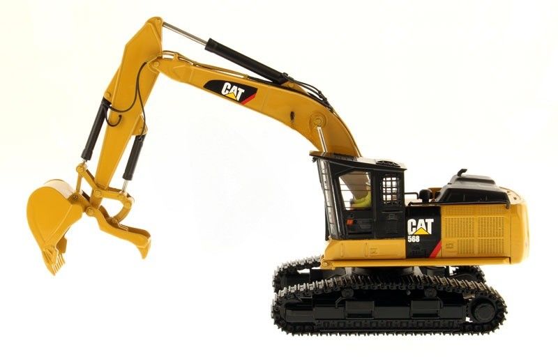 ماکت بیل مکانیکی آلیاژی CAT 568 GF Road Builder مقیاس 1:50 کلکسیونی 85923