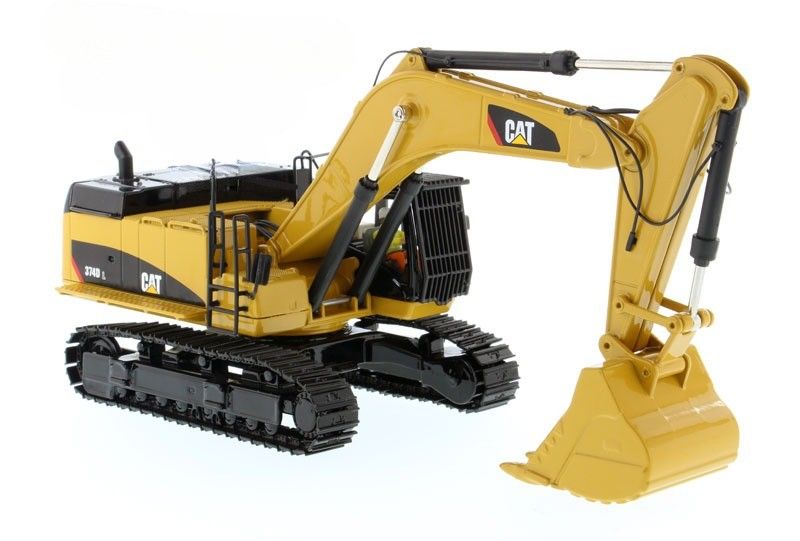 CAT 374D L Excavator Diecast Model 1/50 مقیاس آلیاژ ماشین ساختمانی اسباب بازی 85274