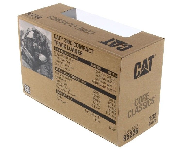مدل بسیار دقیق CAT 299C Compact Track Loader Alloy Diecast مدل 1/32 مقیاس 85226