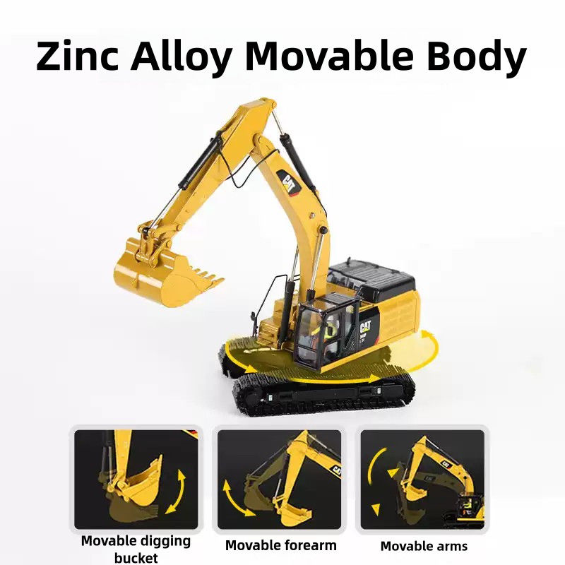 CAT 349F XL 1:50 مدل کاوشگر آلیاژ متراکم مدل Caterpillar Construction Toy