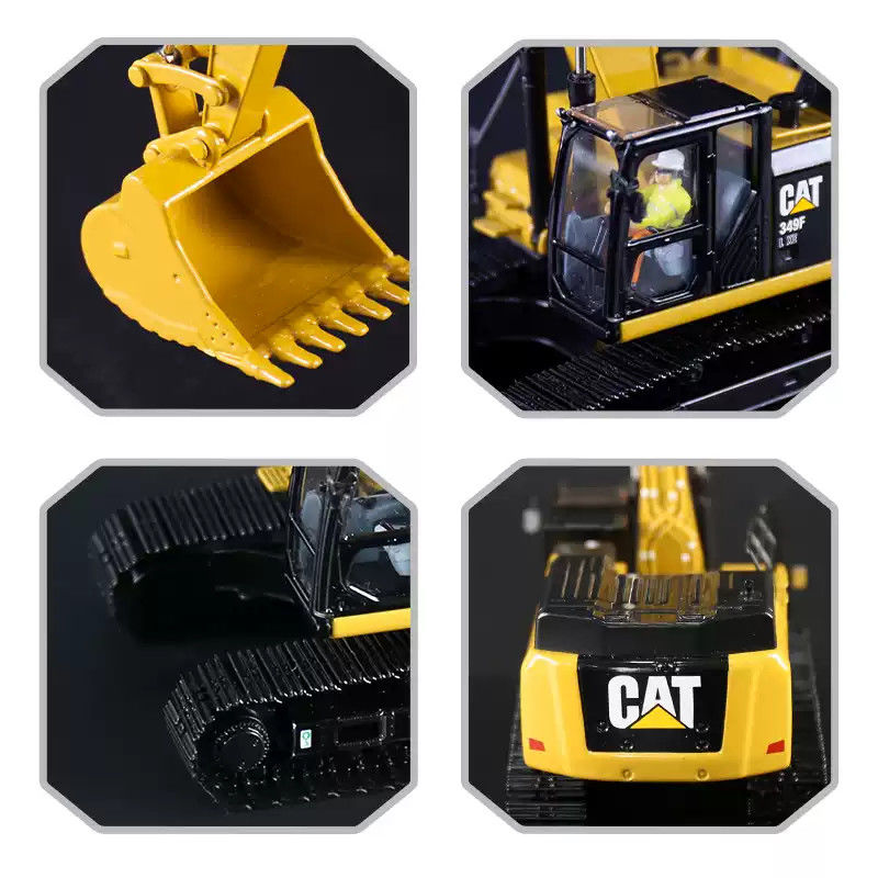CAT 349F XL 1:50 مدل کاوشگر آلیاژ متراکم مدل Caterpillar Construction Toy