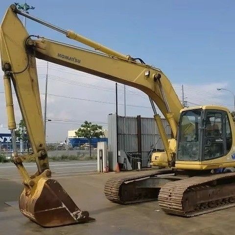 حفاری کاماتسو PC200-6 استفاده شده با موتور کامینز بازسازی شده برای معادن ساختمانی