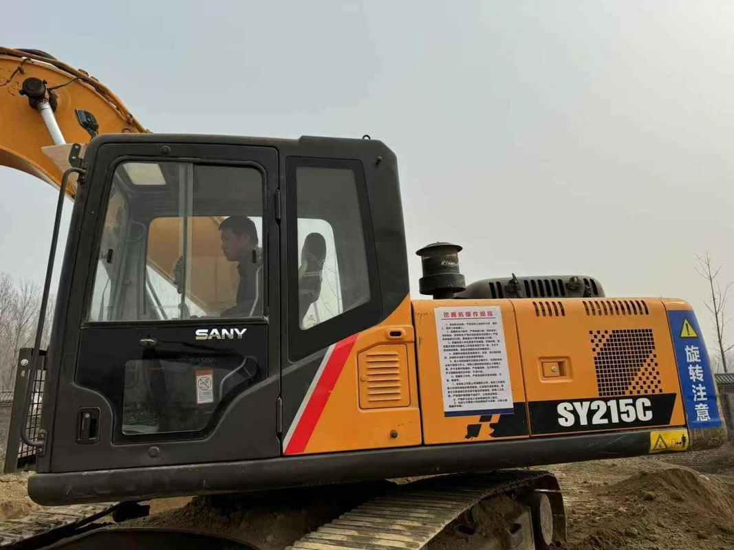 استفاده شده Sany SY215-9 Excavator Crawler ماشین ساخت و ساز سنگین عملکرد قابل اعتماد