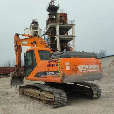 کیفیت استفاده شده Doosan DH220-9E 22Ton Excavator خدمات کامل تاریخچه معدن سازی ساخت و ساز زمین