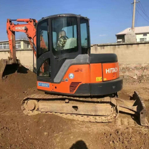 استفاده شده Hitachi ZX65U مینی حفاری 6.5 تن ساعات کم برای ساخت و ساز استفاده از زمین شناسی