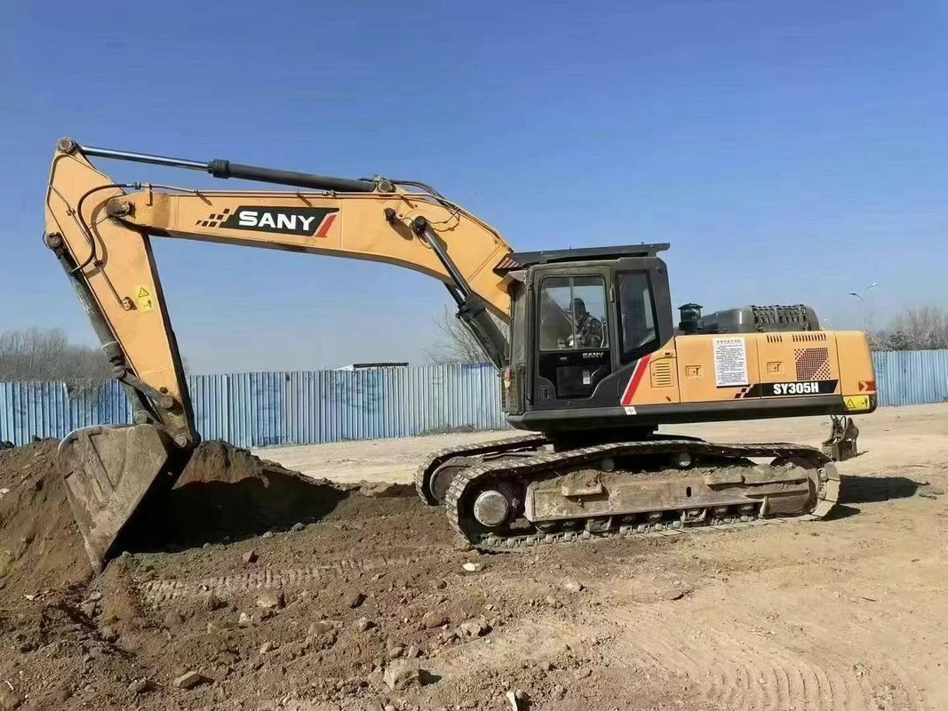 استفاده شده SANY 305H حفاری 30 5 تن ظرفیت تاریخچه خدمات معدن سازی ساخت و ساز زمین