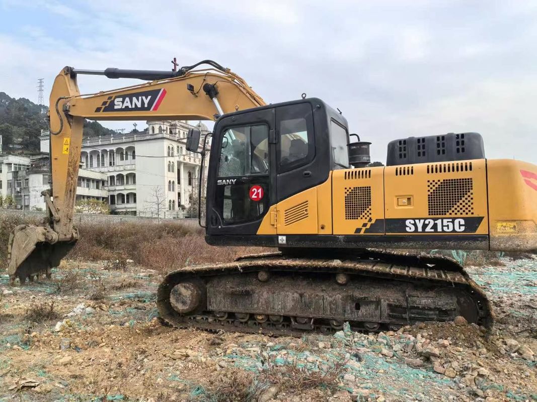 استفاده شده 2019 SANY SY215-10 حفاری 21Ton ظرفیت خدمات کامل تاریخچه ساخت و ساز معدن