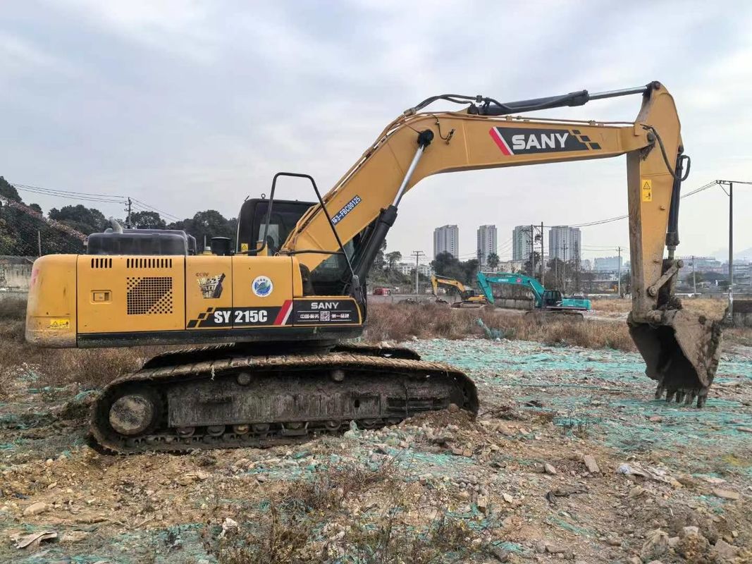 استفاده شده 2019 SANY SY215-10 حفاری 21Ton ظرفیت خدمات کامل تاریخچه ساخت و ساز معدن