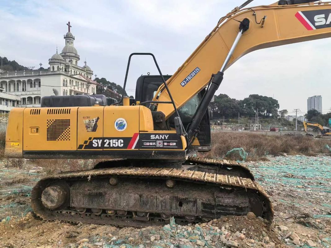 استفاده شده 2019 SANY SY215-10 حفاری 21Ton ظرفیت خدمات کامل تاریخچه ساخت و ساز معدن
