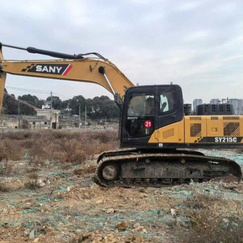 استفاده شده 2019 SANY SY215-10 حفاری 21Ton ظرفیت خدمات کامل تاریخچه ساخت و ساز معدن