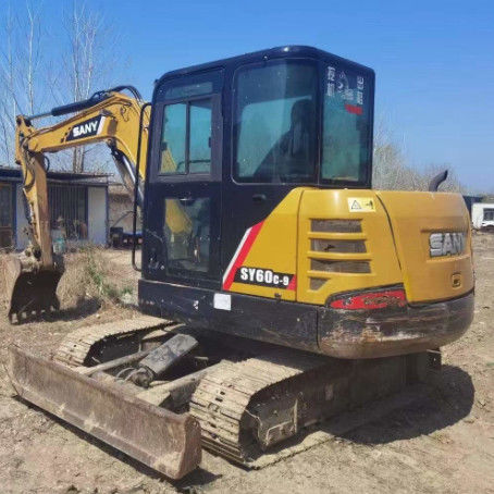 2020 SANY SY60C-9 حفاری 6 تن 3000 ساعت نگهداری شده CE ISO برای استفاده از زمین شناسی