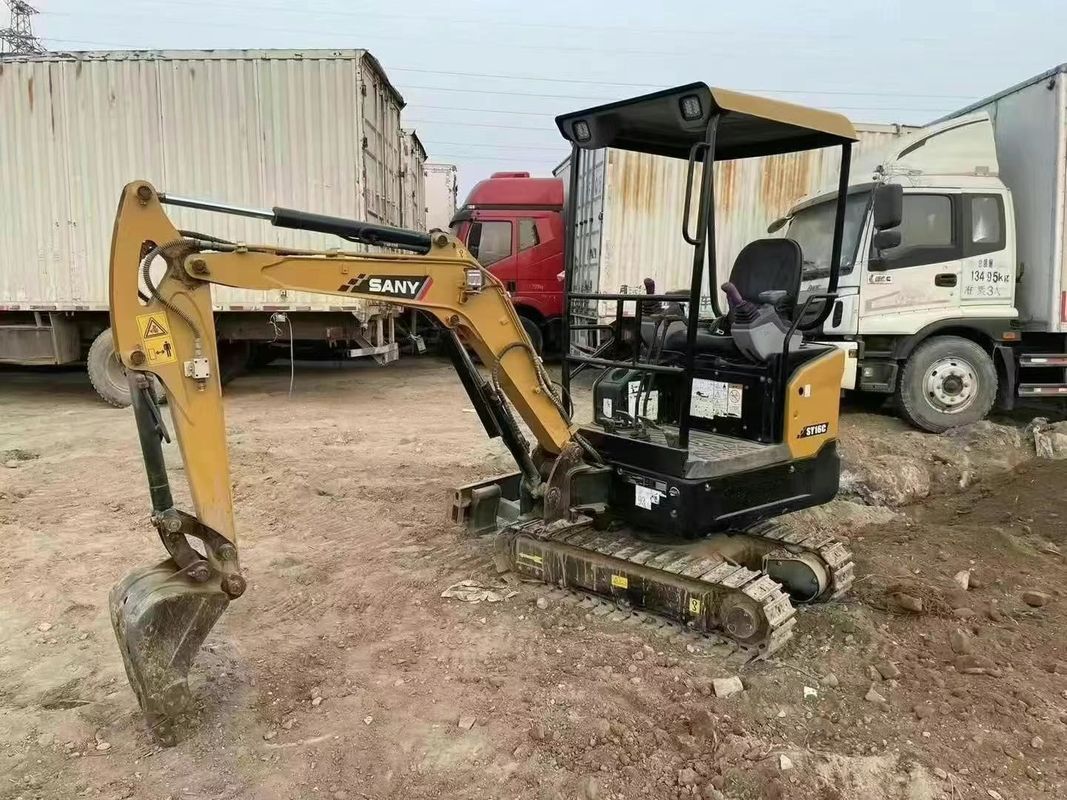 2021 SANY SY16C مینی Excavator کامپکت 1.6 تن 3000 ساعت استفاده از منظره سازی CE ISO