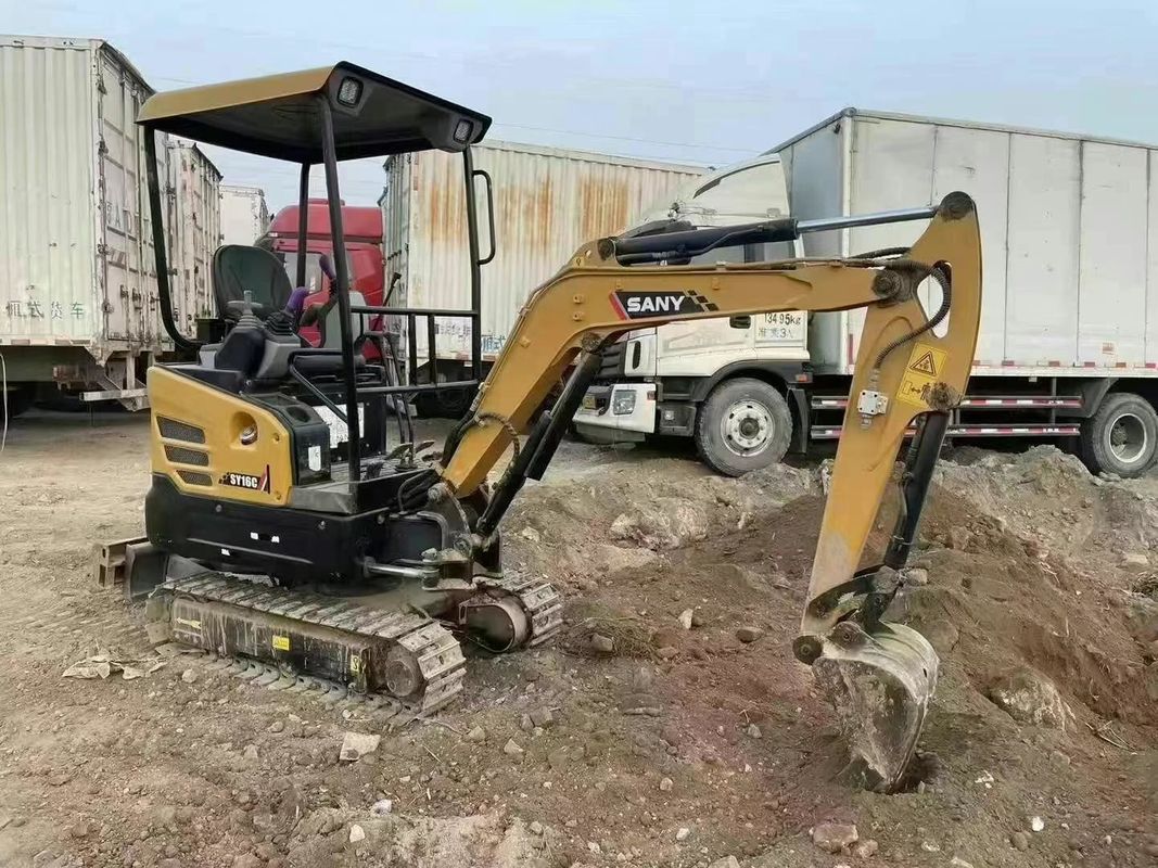 2021 SANY SY16C مینی Excavator کامپکت 1.6 تن 3000 ساعت استفاده از منظره سازی CE ISO
