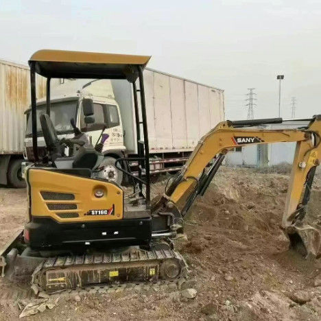 2021 SANY SY16C مینی Excavator کامپکت 1.6 تن 3000 ساعت استفاده از منظره سازی CE ISO