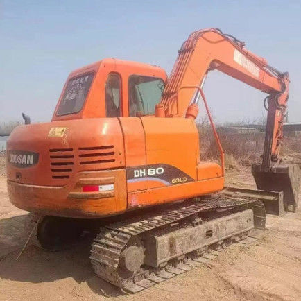 مینی Excavator دوسان DH80 استفاده شده 8 تن ظرفیت CE ISO برای استفاده از زمین شناسی