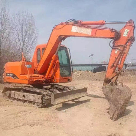 مینی Excavator دوسان DH80 استفاده شده 8 تن ظرفیت CE ISO برای استفاده از زمین شناسی