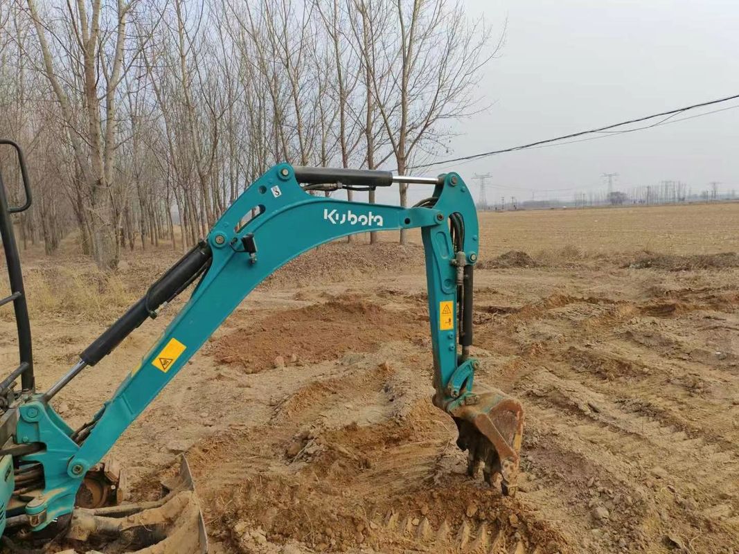 کوباتا U17 مینی Excavator استفاده شده 1.7 تن خوب نگهداری شده CE ISO برای استفاده از زمین شناسی
