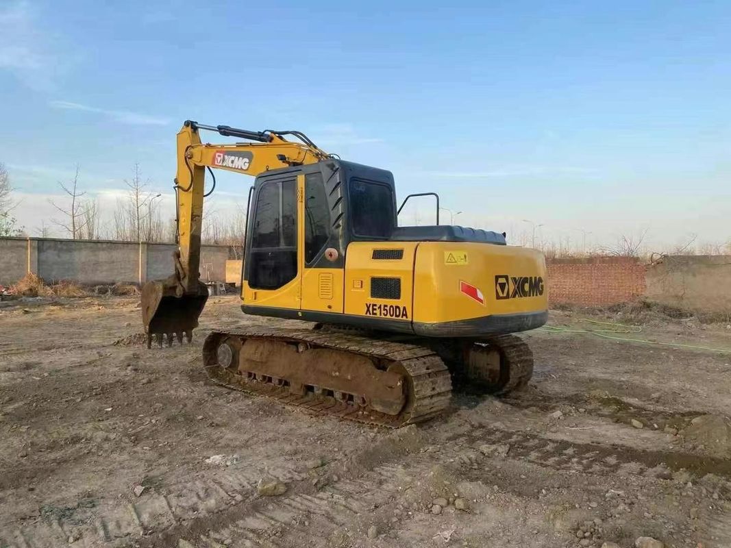 XCMG XE150DA Excavator استفاده شده 15 تن ماشین سنگین برای ساخت و ساز معدن زمین