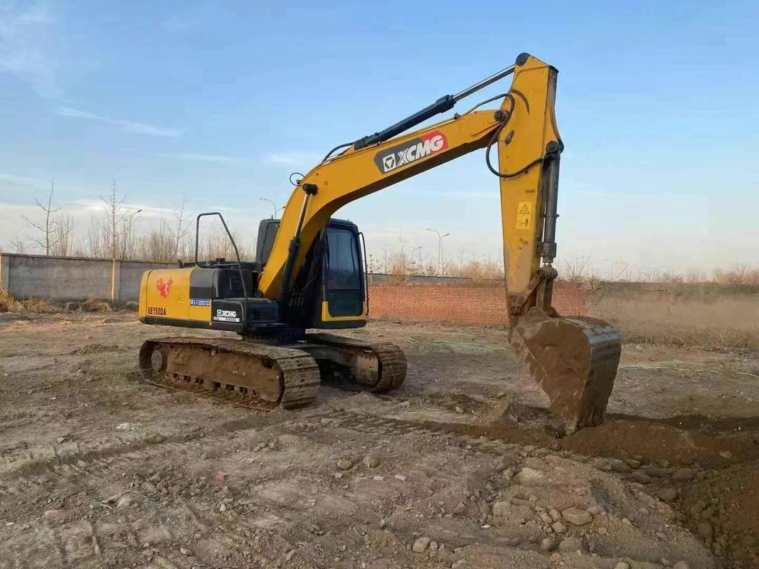 XCMG XE150DA Excavator استفاده شده 15 تن ماشین سنگین برای ساخت و ساز معدن زمین