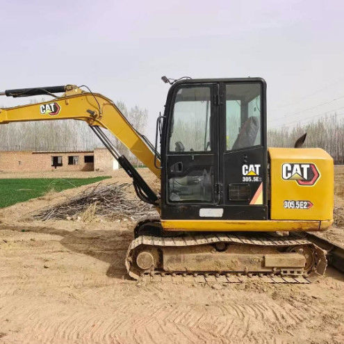استفاده شده CAT 305.5E2 مینی حفاری 27.2kN بازو حفاری نیروی فشرده و محکم هیدرولیک واحد