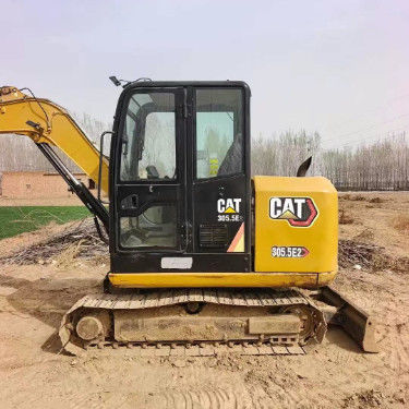 استفاده شده CAT 305.5E2 مینی حفاری 27.2kN بازو حفاری نیروی فشرده و محکم هیدرولیک واحد