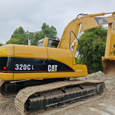 استفاده شده CAT 320C L Excavator 5-5km/h سرعت سفر 6-4L عملکرد موتور