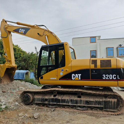 استفاده شده CAT 320C L Excavator 5-5km/h سرعت سفر 6-4L عملکرد موتور