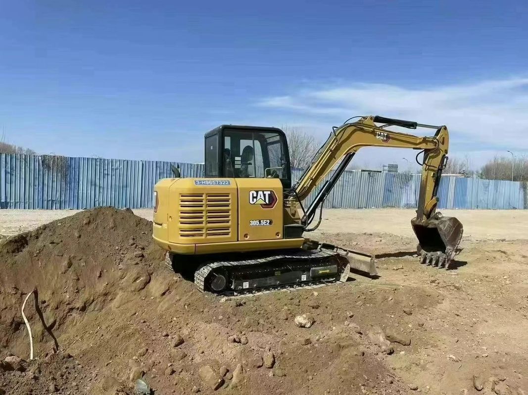استفاده شده CAT 305 مینی حفاری ساعات کم تایید شده 1 سال گارانتی CE گواهینامه قابل اعتماد