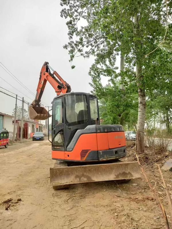 استفاده شده هیتاچی ZX75-آمریکا Excavator 7.5 تن مینی Excaver ماشین ساخت آماده کار